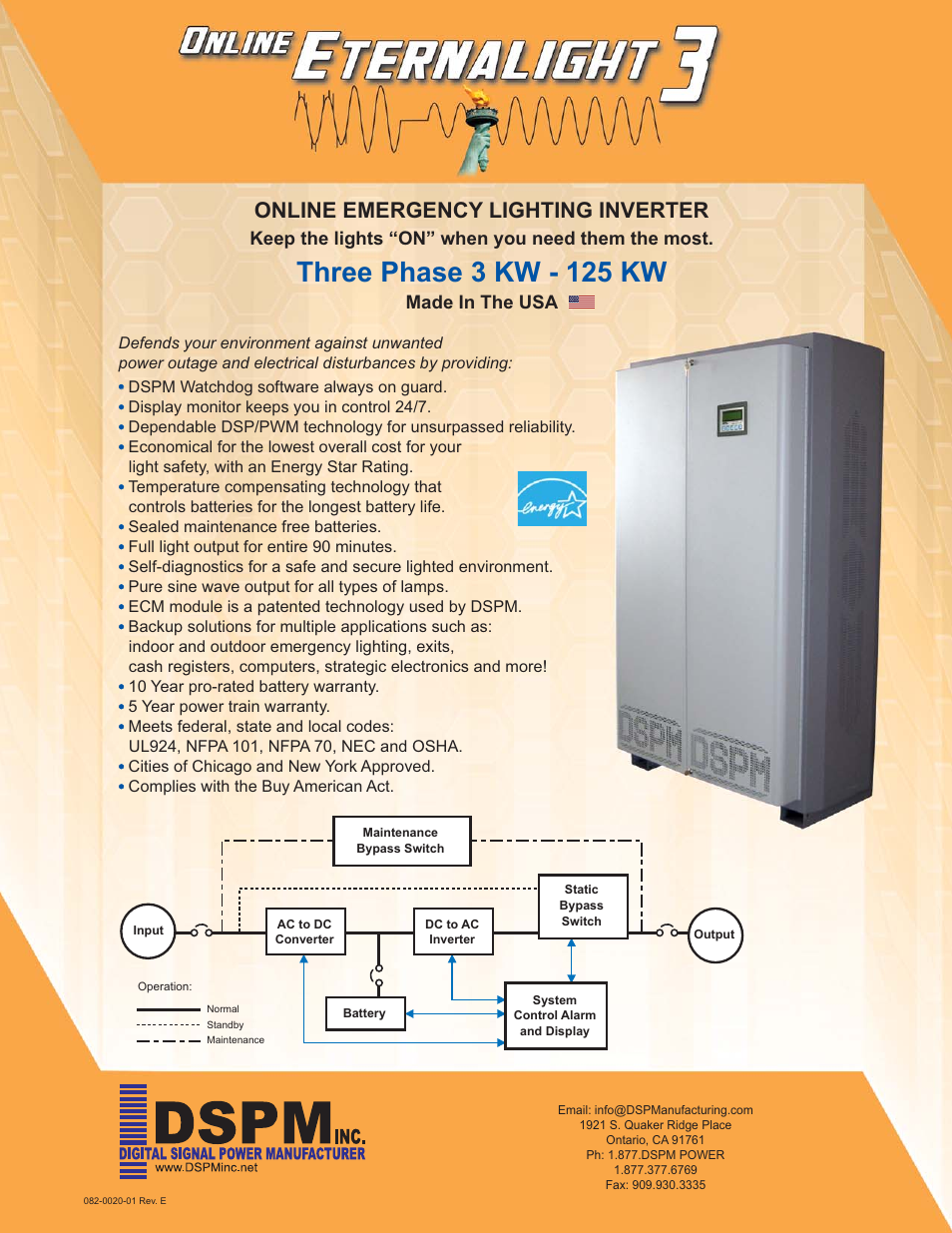 MaxPower Corp Eternalite3 User Manual | 2 pages