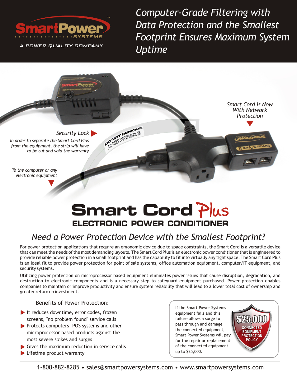 MaxPower Corp Smart Power TBF Smart Cord Plus User Manual | 2 pages