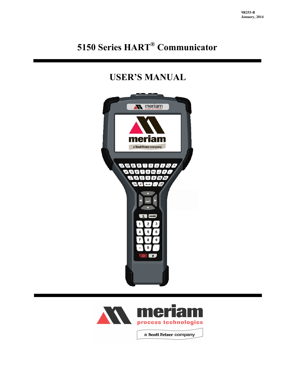 Meriam MFC5150 HART Communicator Manual User Manual | 45 pages