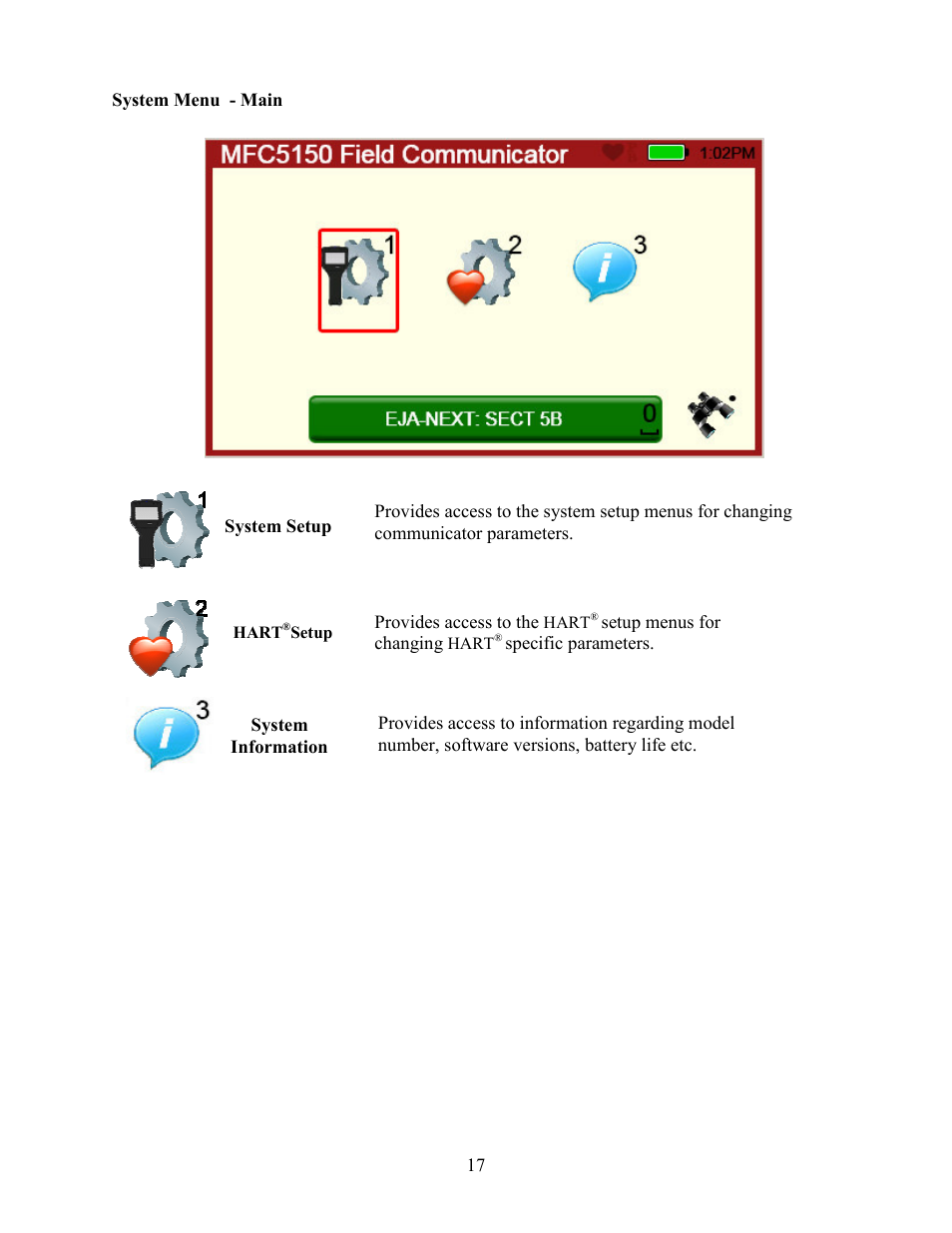 Meriam MFC5150 HART Communicator Manual User Manual | Page 23 / 45