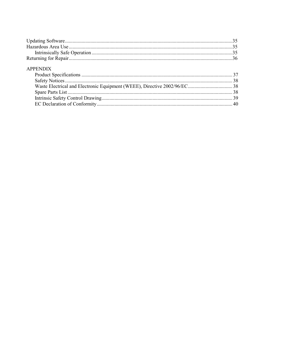 Meriam MFC5150 HART Communicator Manual User Manual | Page 6 / 45