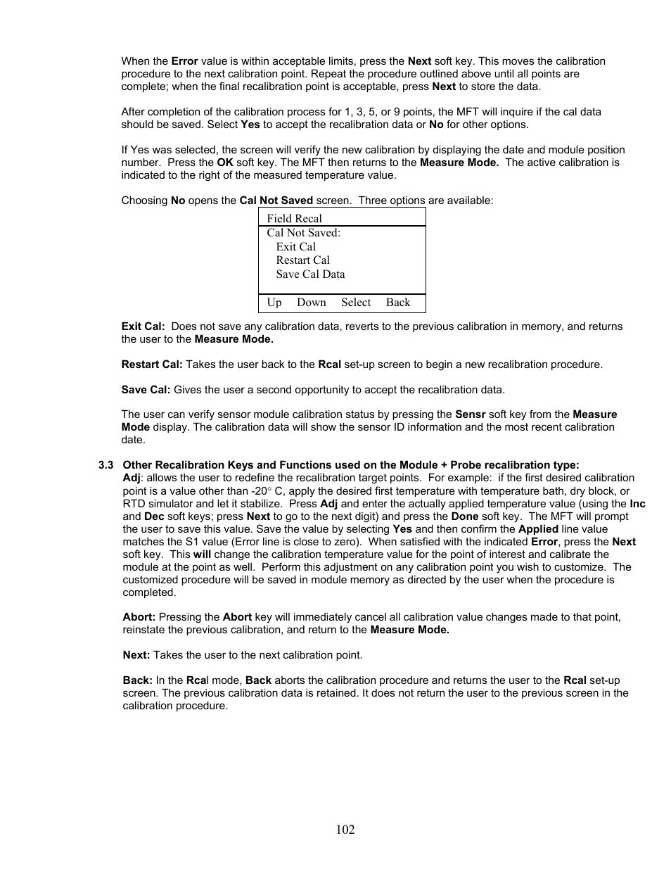 Meriam MFT 4010 Modular Calibrator_HART Communicator User Manual | Page 107 / 114