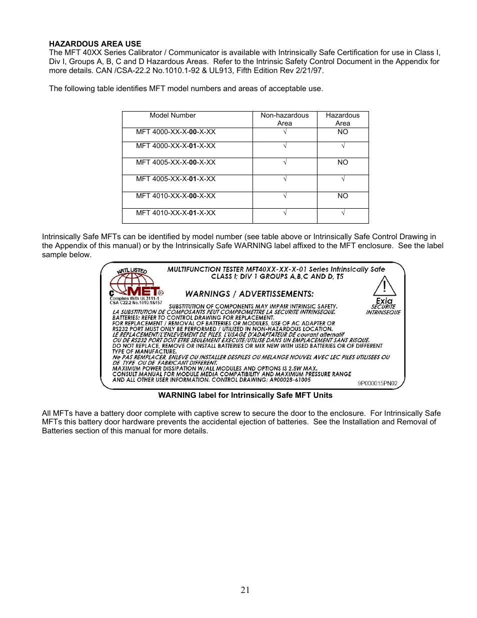 Meriam MFT 4010 Modular Calibrator_HART Communicator User Manual | Page 26 / 114