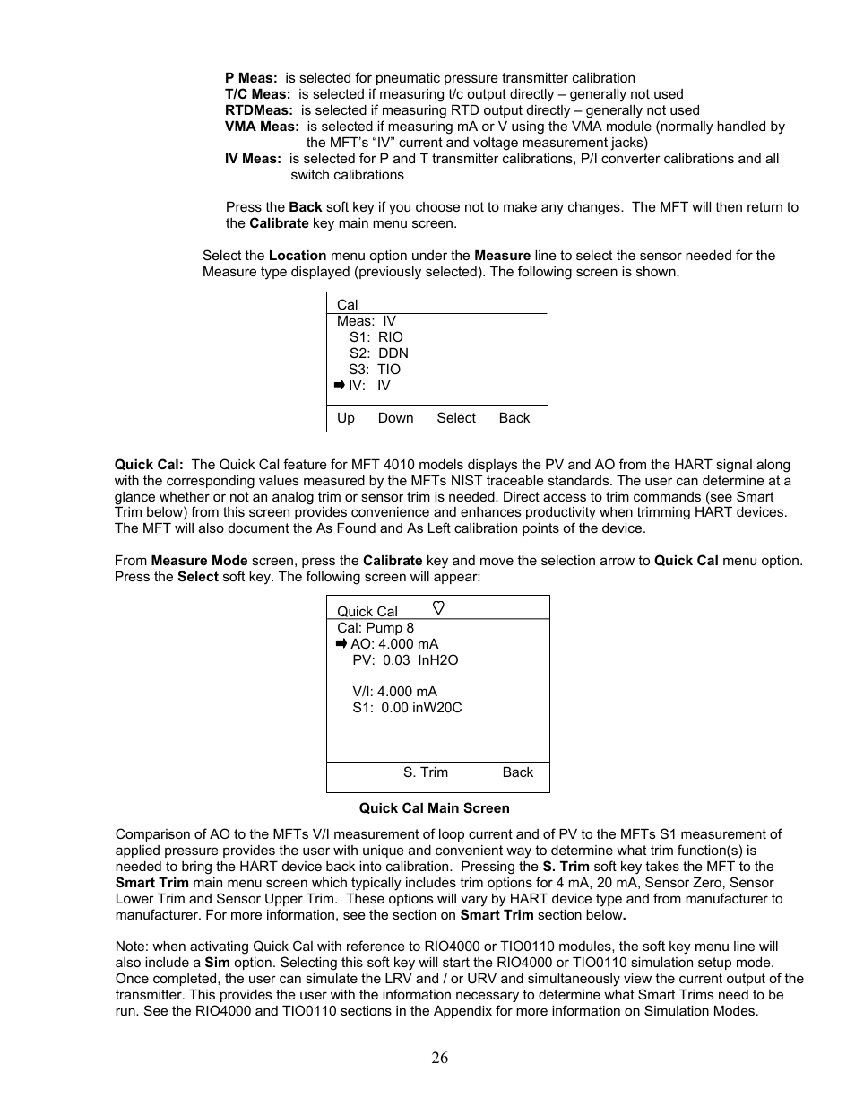 Meriam MFT 4010 Modular Calibrator_HART Communicator User Manual | Page 31 / 114