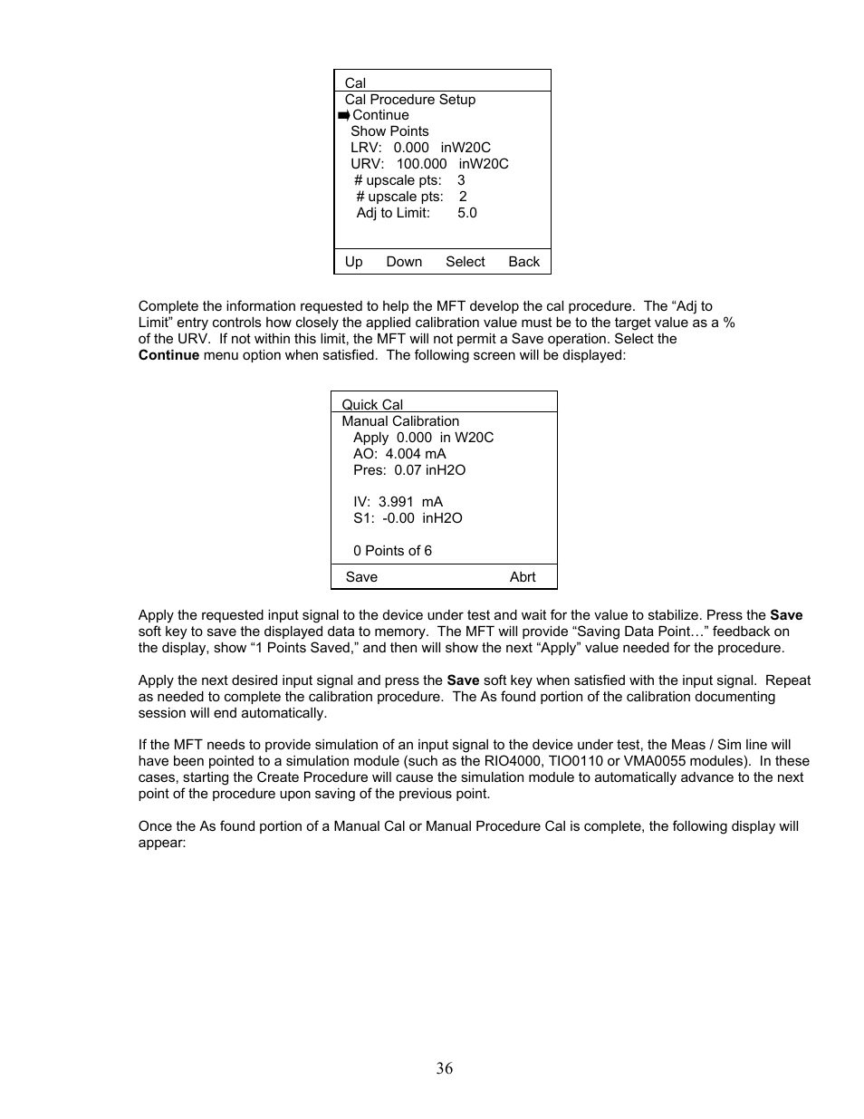 Meriam MFT 4010 Modular Calibrator_HART Communicator User Manual | Page 41 / 114