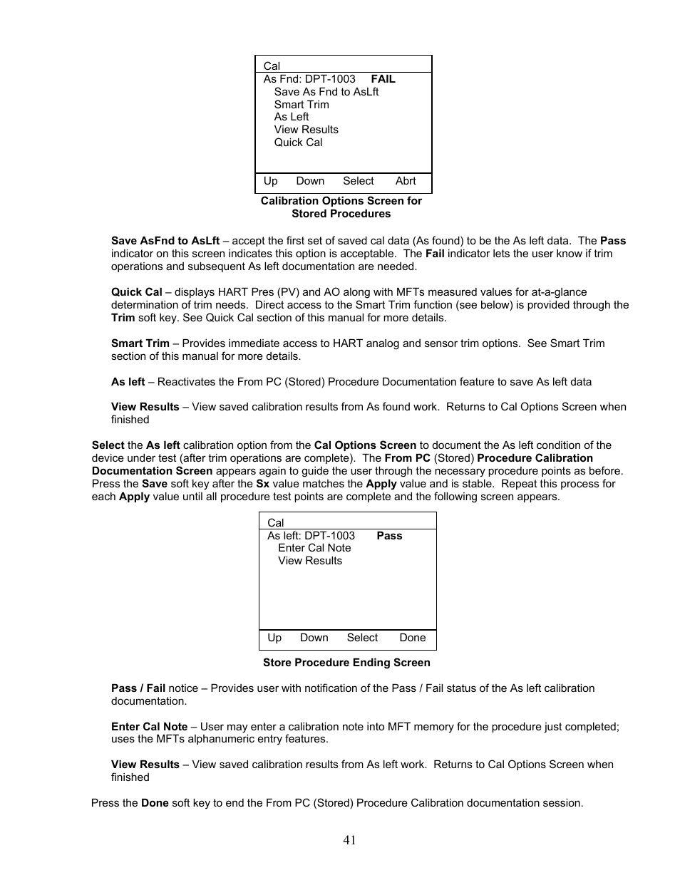 Meriam MFT 4010 Modular Calibrator_HART Communicator User Manual | Page 46 / 114