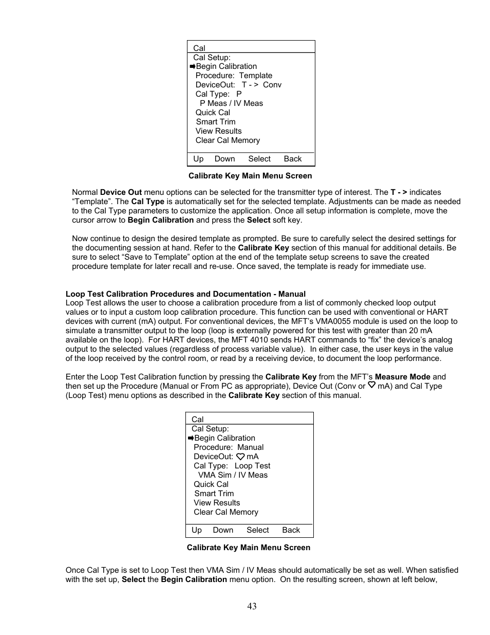 Meriam MFT 4010 Modular Calibrator_HART Communicator User Manual | Page 48 / 114