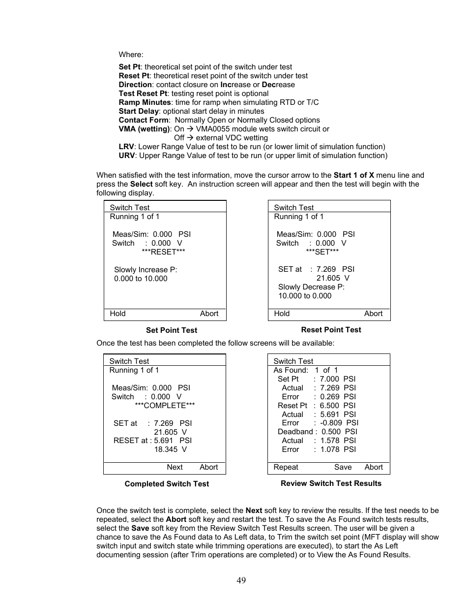 Meriam MFT 4010 Modular Calibrator_HART Communicator User Manual | Page 54 / 114