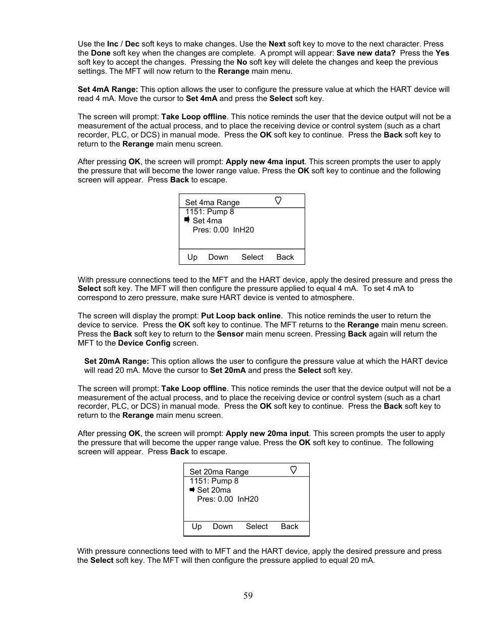 Meriam MFT 4010 Modular Calibrator_HART Communicator User Manual | Page 64 / 114