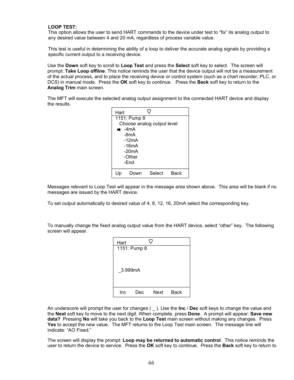 Meriam MFT 4010 Modular Calibrator_HART Communicator User Manual | Page 71 / 114