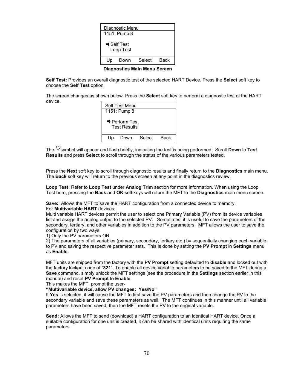 Meriam MFT 4010 Modular Calibrator_HART Communicator User Manual | Page 75 / 114