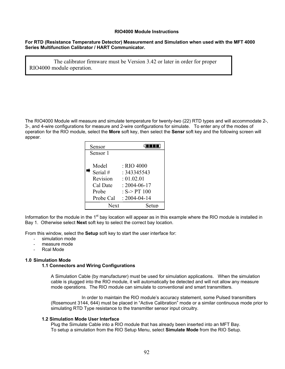 Meriam MFT 4010 Modular Calibrator_HART Communicator User Manual | Page 97 / 114