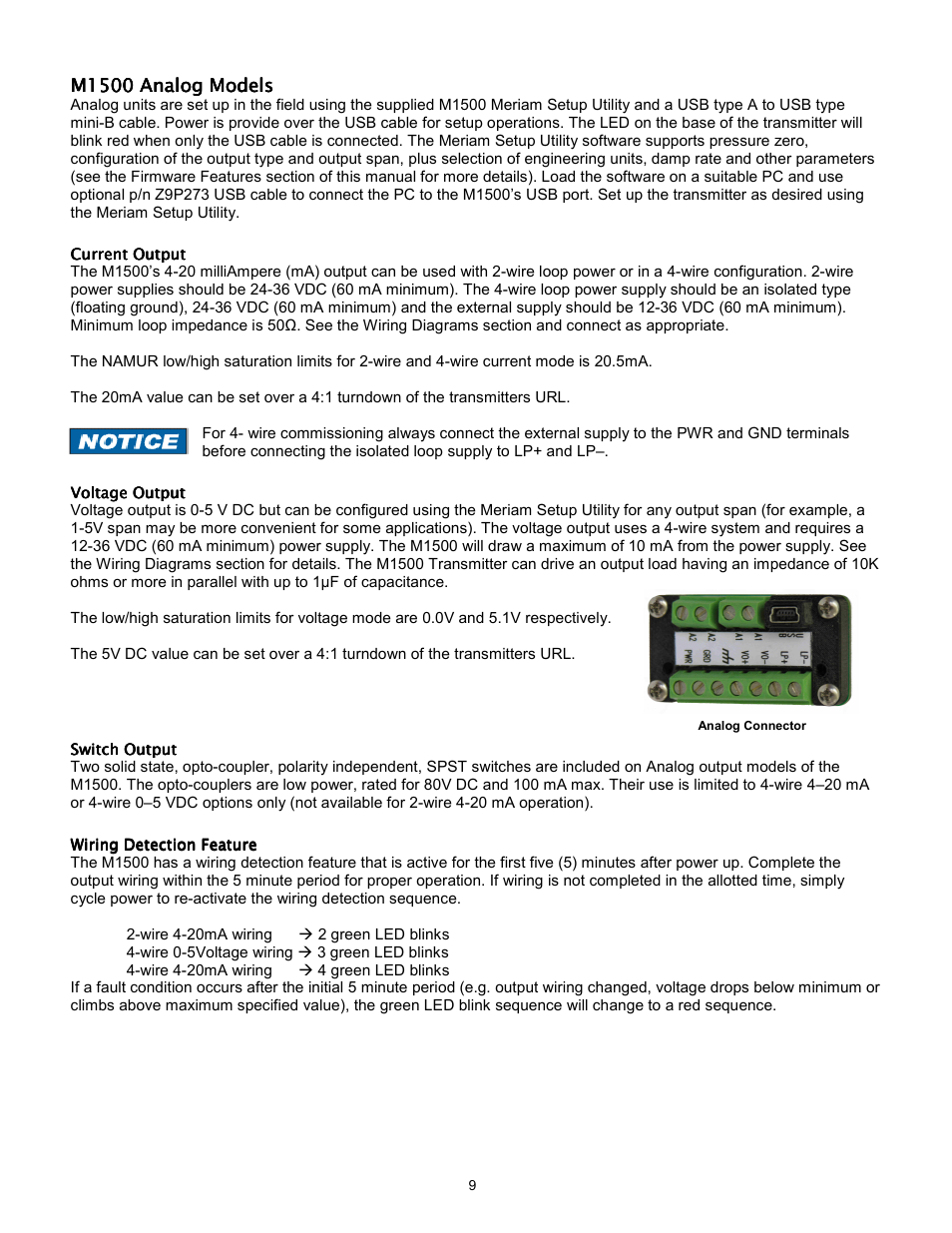 Meriam M1500 Digital Pressure Transmitter User Manual | Page 13 / 27