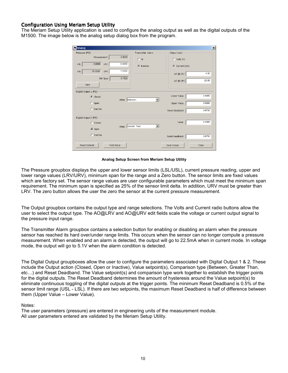 Meriam M1500 Digital Pressure Transmitter User Manual | Page 14 / 27