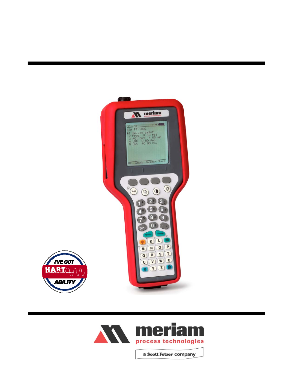 Meriam 4150X ATEX I.S. Certified HART Communicator User Manual | 40 pages