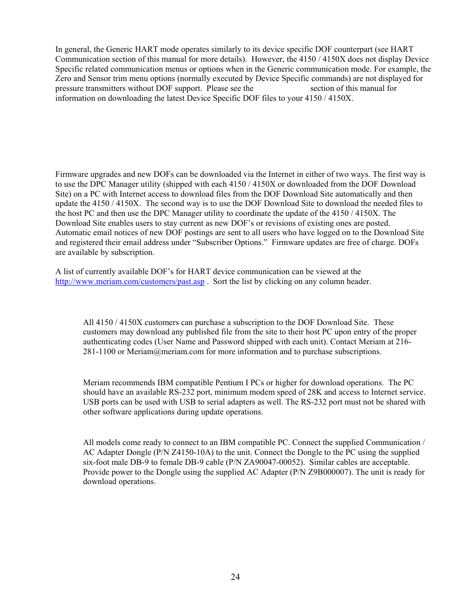 Meriam 4150X ATEX I.S. Certified HART Communicator User Manual | Page 28 / 40