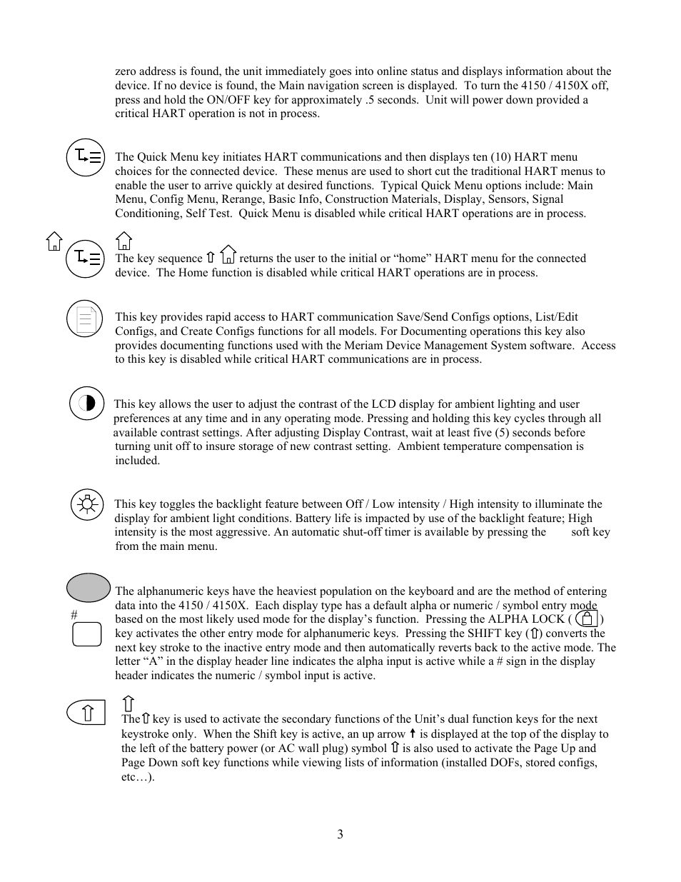 Meriam 4150X ATEX I.S. Certified HART Communicator User Manual | Page 7 / 40