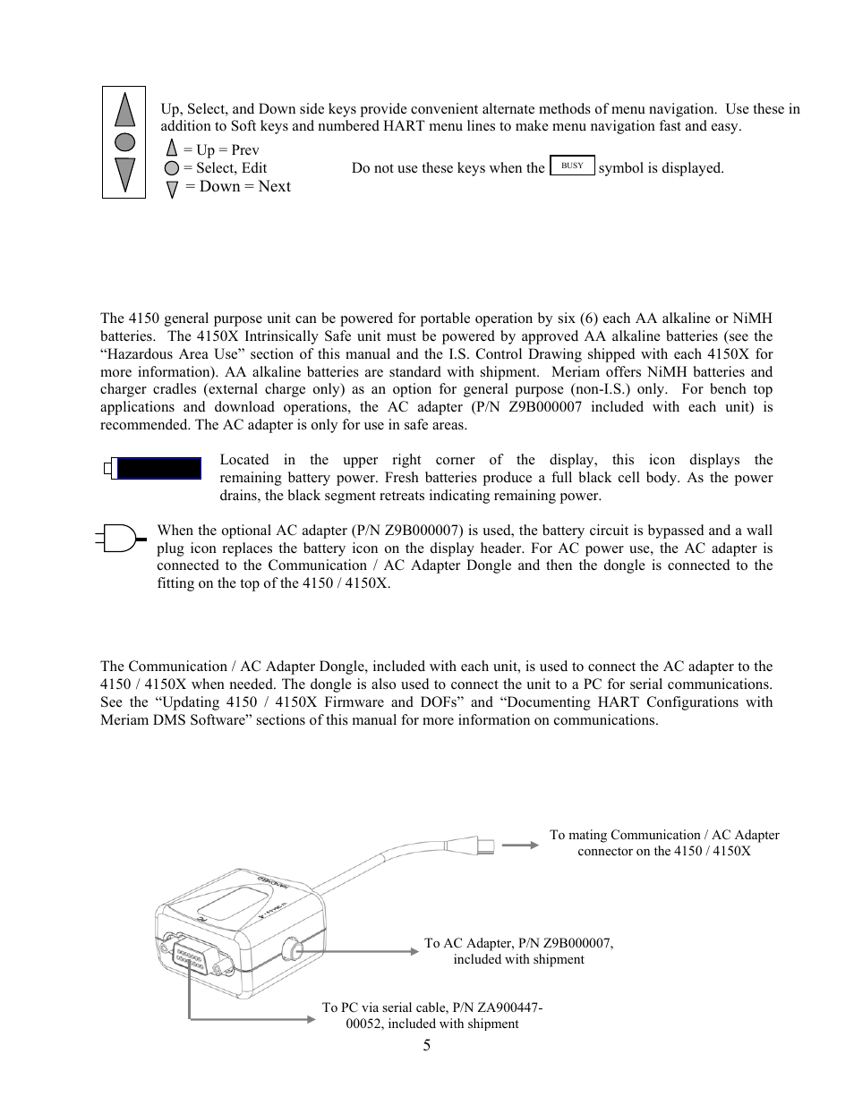 Meriam 4150X ATEX I.S. Certified HART Communicator User Manual | Page 9 / 40