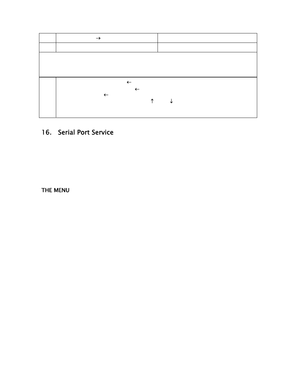 Serial port service | Meriam M2110P SMART PRESSURE GAUGE User Manual | Page 23 / 32