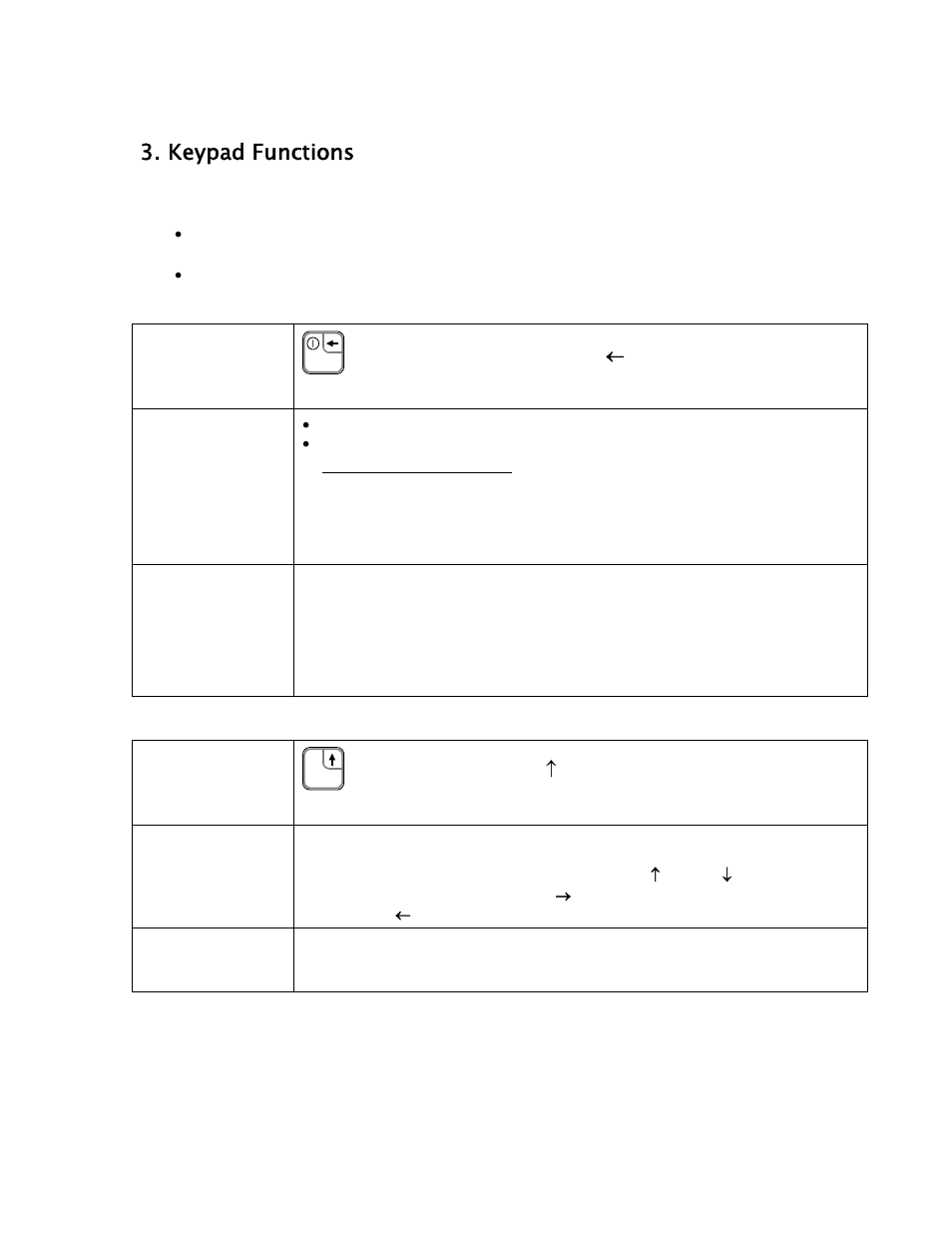 Keypad functions, On/off / backspace key, Eng units/up arrow key | Meriam M2110P SMART PRESSURE GAUGE User Manual | Page 6 / 32