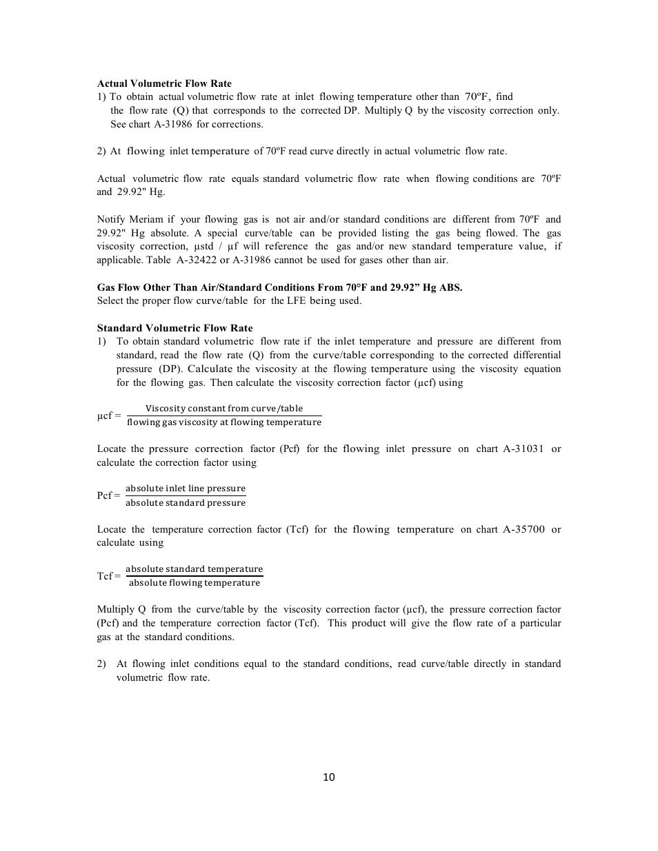 Meriam Laminar Flow Elements User Manual | Page 10 / 17