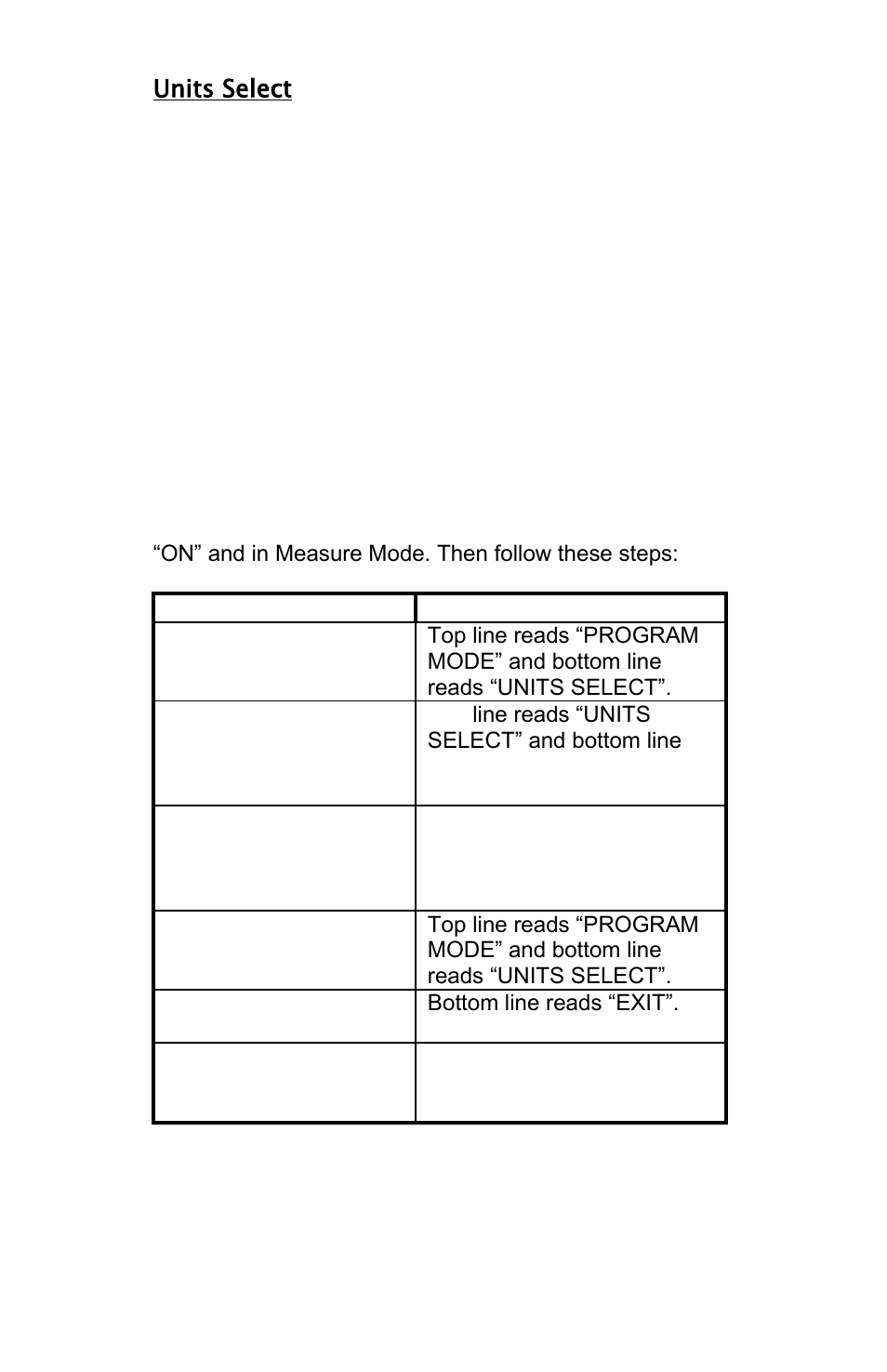 Units select | Meriam M2 – Series Smart Manometer User Manual | Page 13 / 40