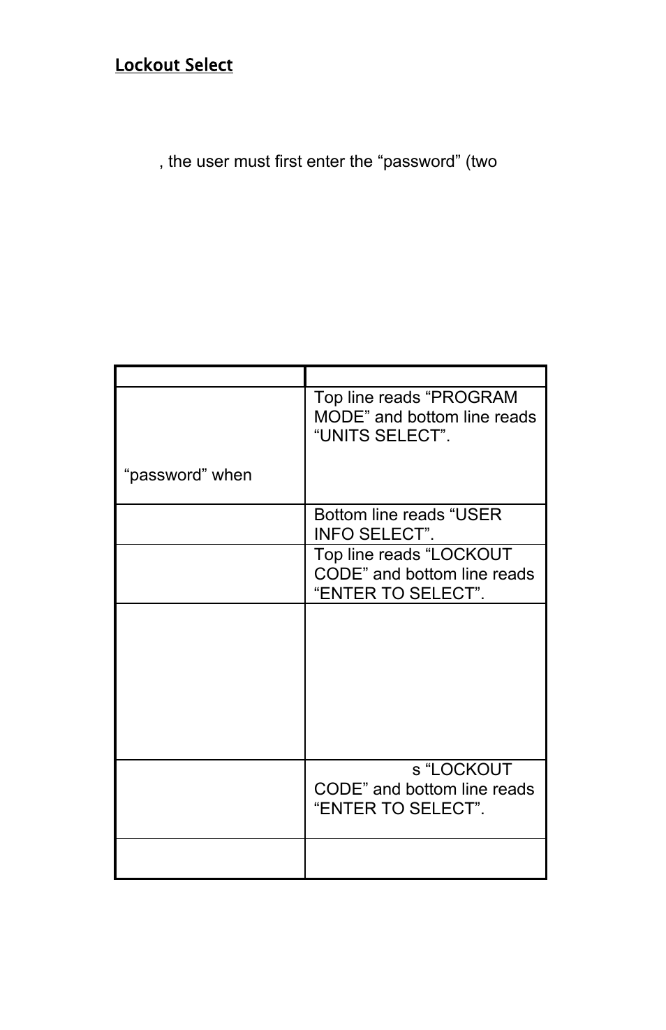 Lockout select | Meriam M2 – Series Smart Manometer User Manual | Page 19 / 40