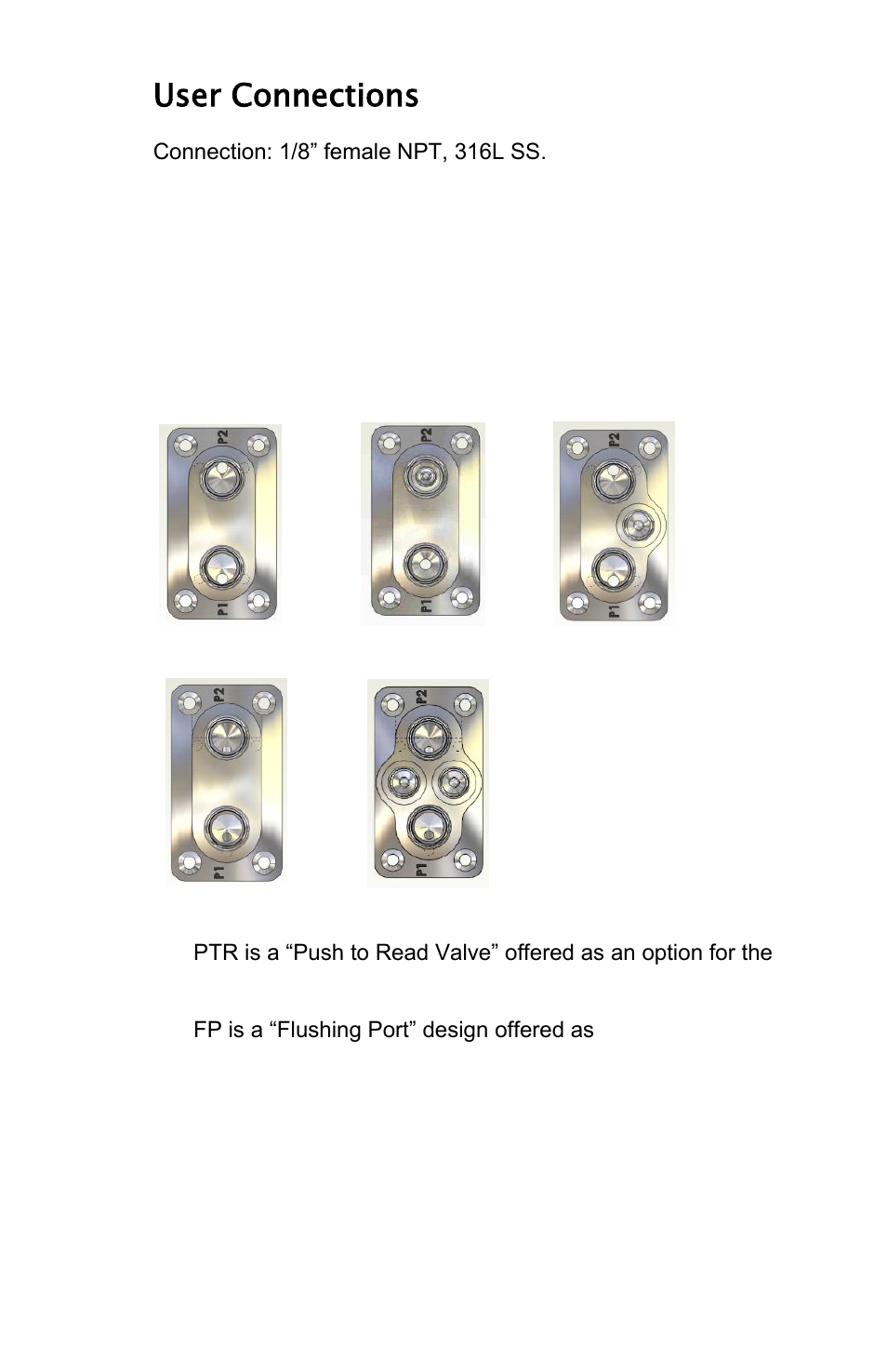 User connections | Meriam M2 – Series Smart Manometer User Manual | Page 35 / 40