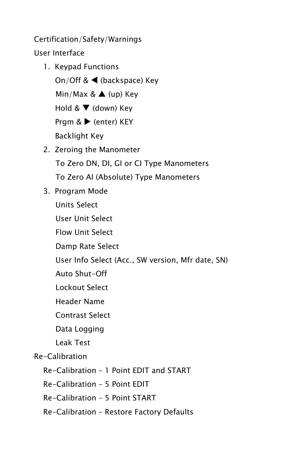 Meriam M2 – Series Smart Manometer User Manual | Page 4 / 40
