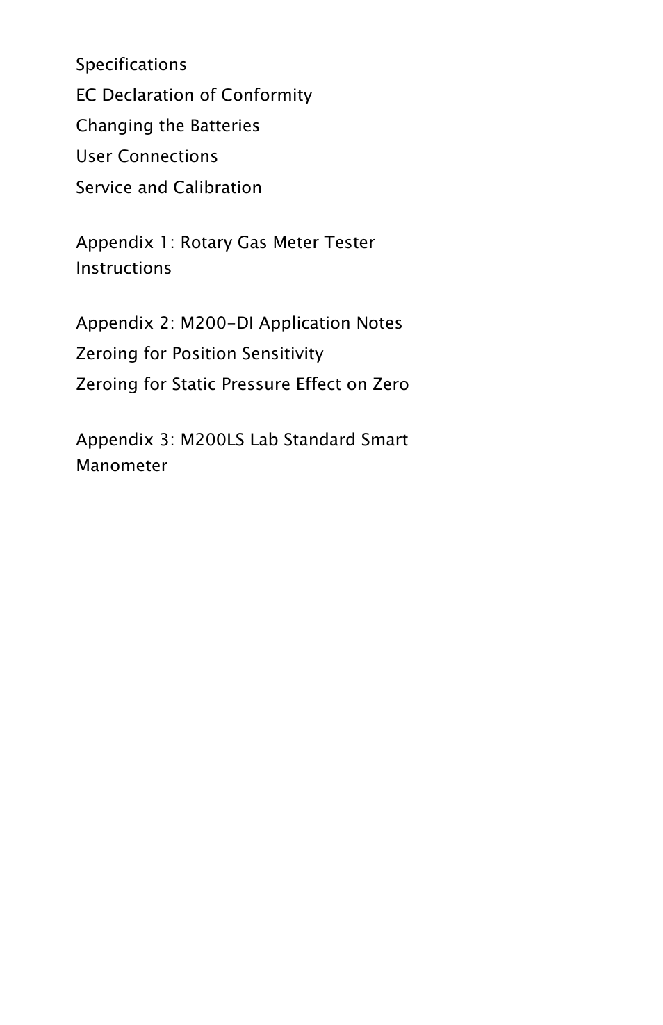 Meriam M2 – Series Smart Manometer User Manual | Page 5 / 40