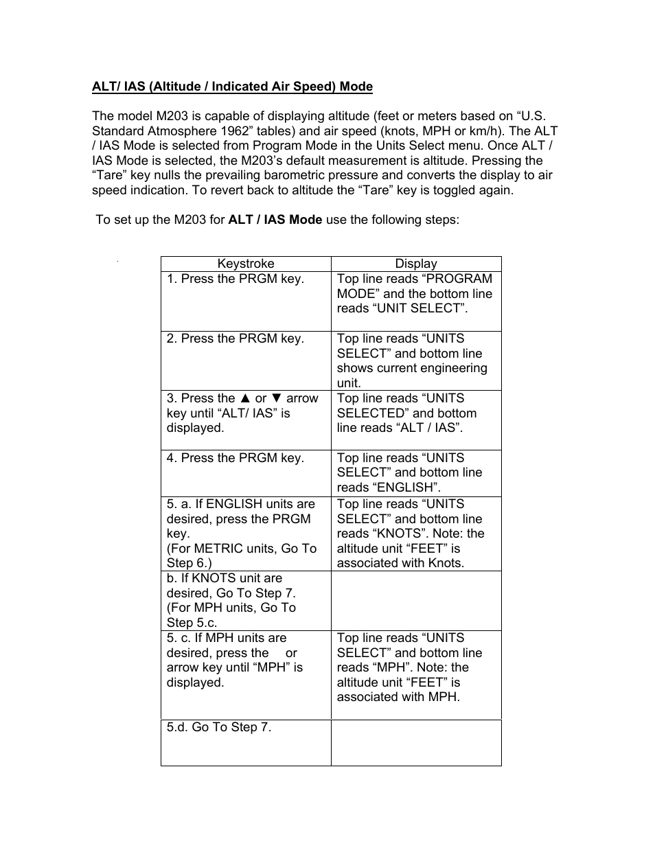 Meriam M203 Altimeter Indicated Air Speed Tester User Manual | Page 13 / 32