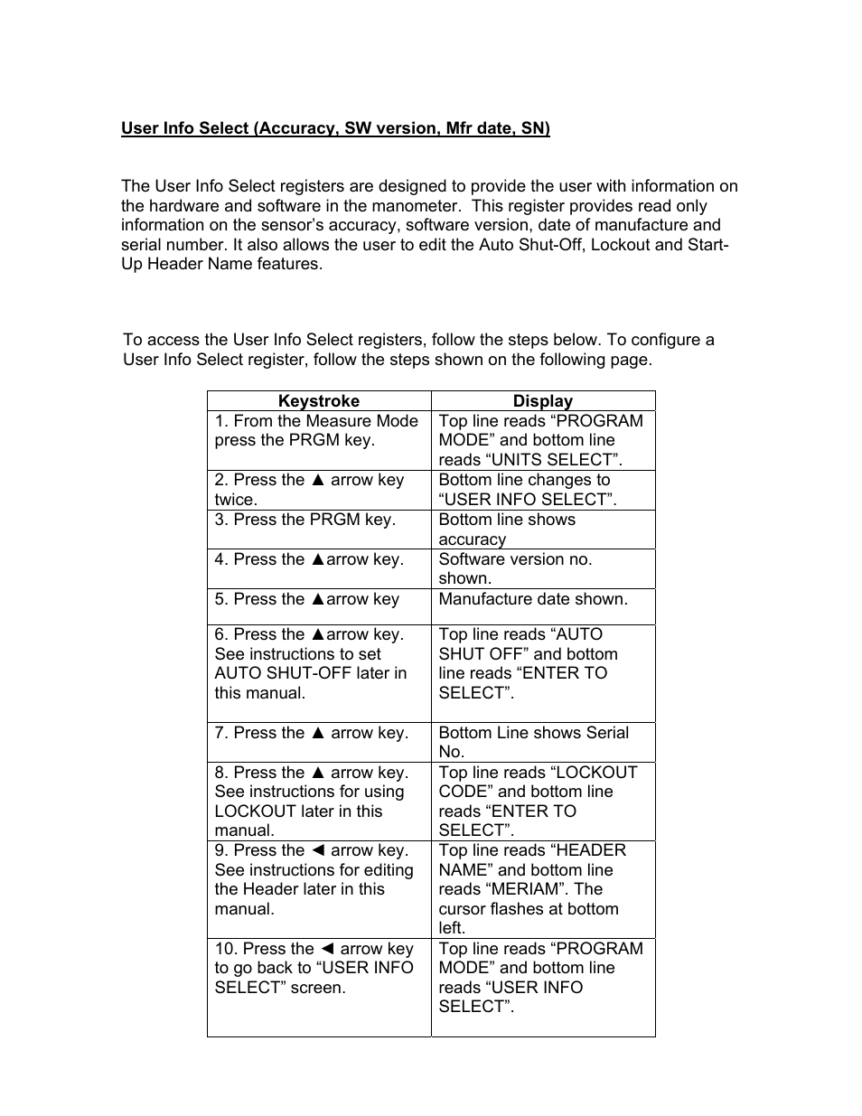 Meriam M203 Altimeter Indicated Air Speed Tester User Manual | Page 16 / 32