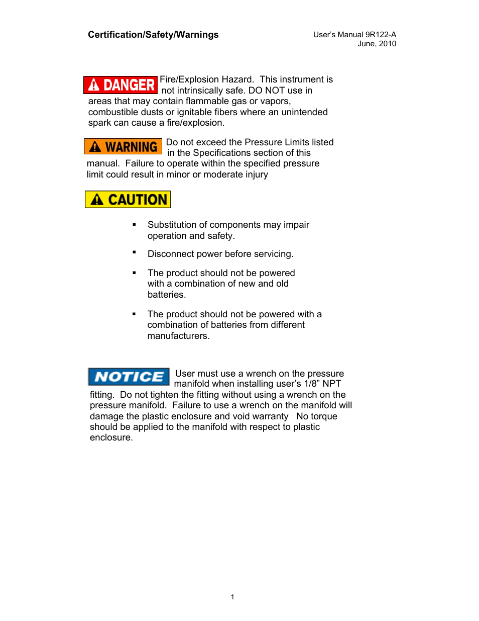 Meriam M203 Altimeter Indicated Air Speed Tester User Manual | Page 4 / 32