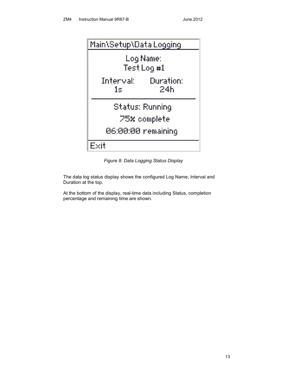 Meriam M4 Series Precision Calibrator Data Logger Manual User Manual | Page 13 / 40