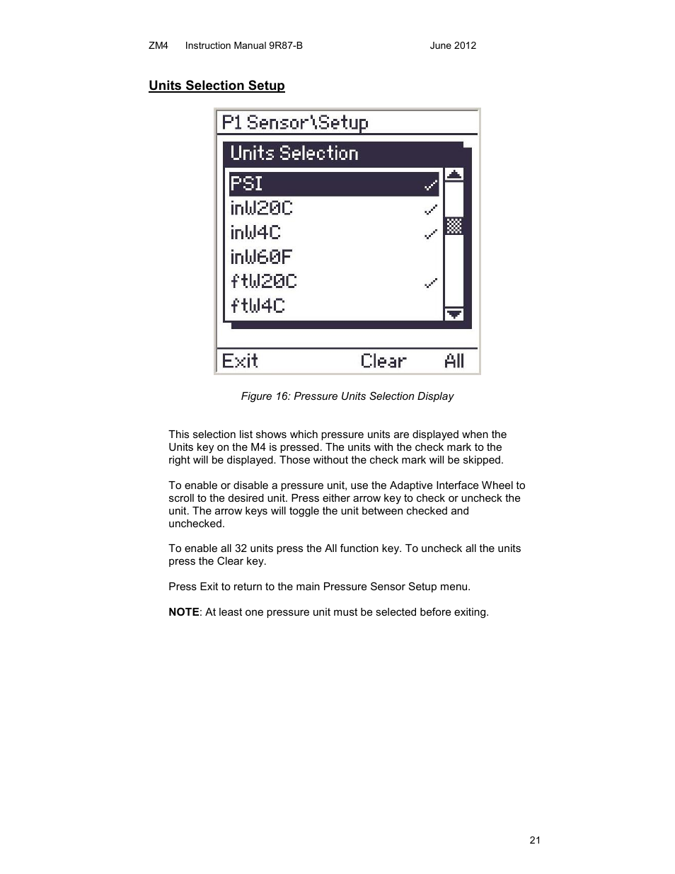 Meriam M4 Series Precision Calibrator Data Logger Manual User Manual | Page 21 / 40