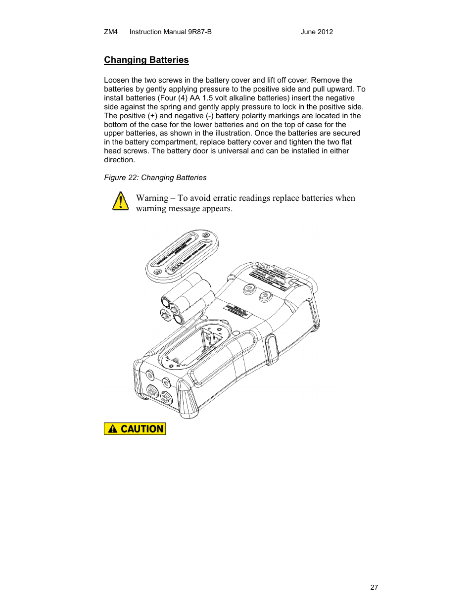 Meriam M4 Series Precision Calibrator Data Logger Manual User Manual | Page 27 / 40