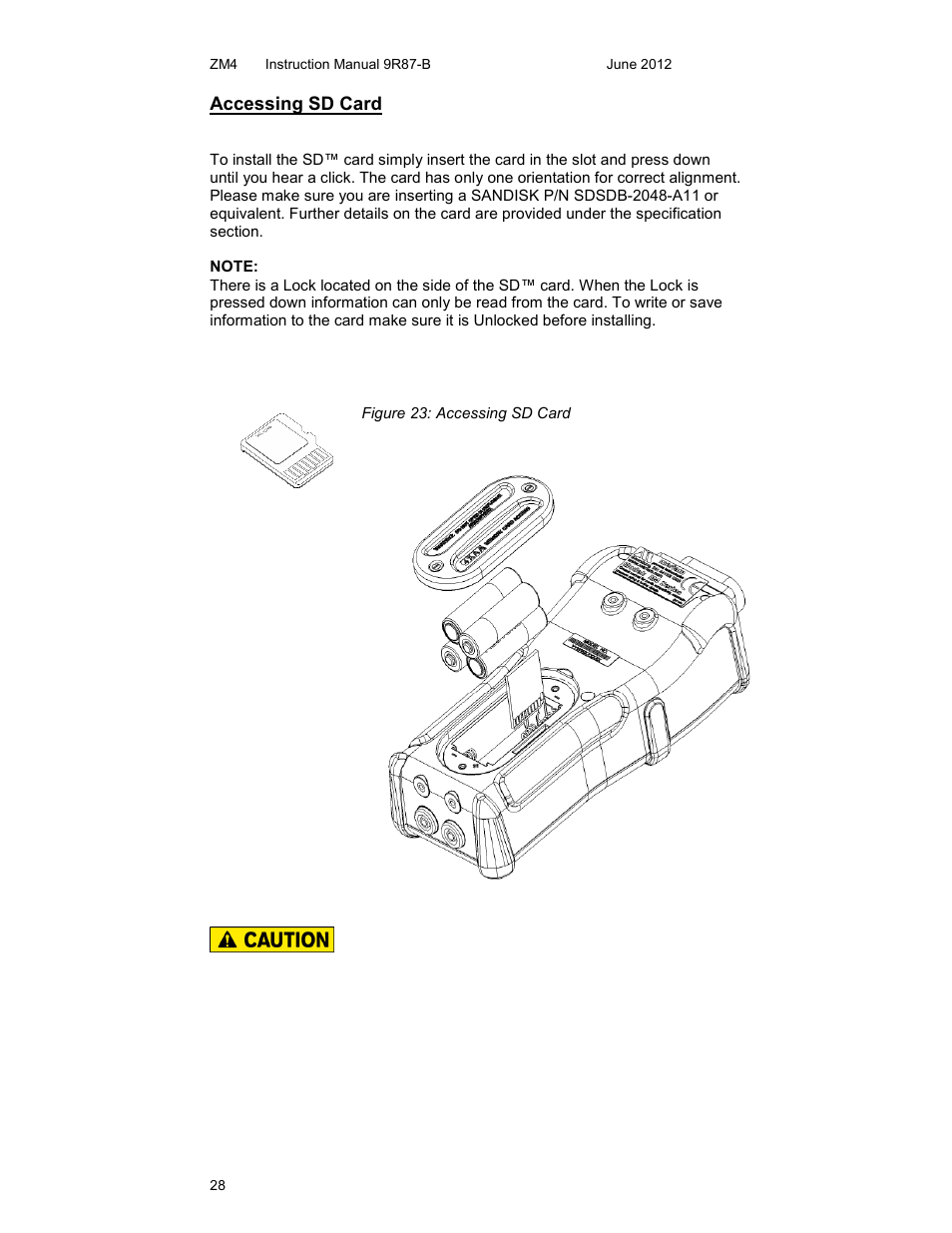 Meriam M4 Series Precision Calibrator Data Logger Manual User Manual | Page 28 / 40