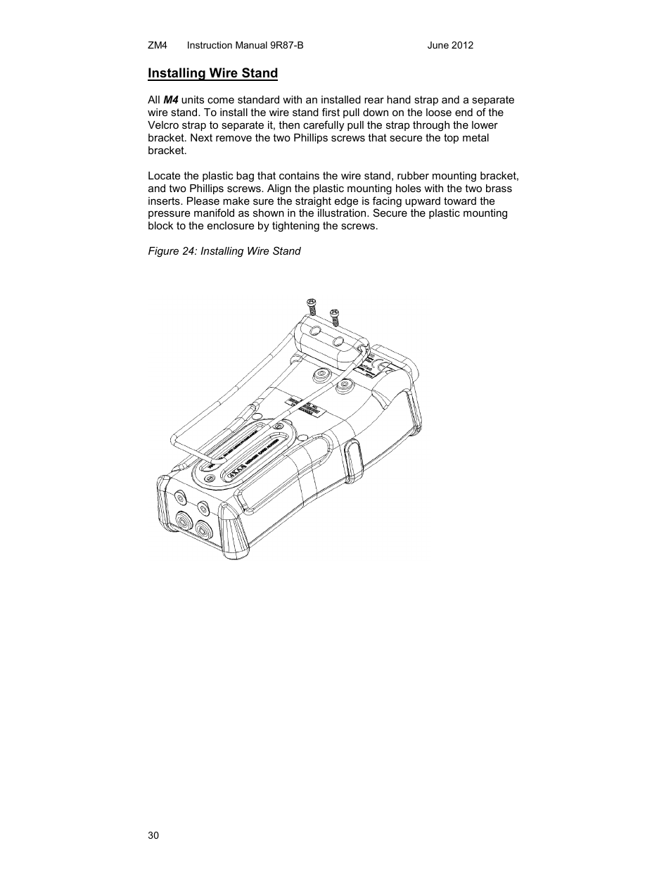 Meriam M4 Series Precision Calibrator Data Logger Manual User Manual | Page 30 / 40