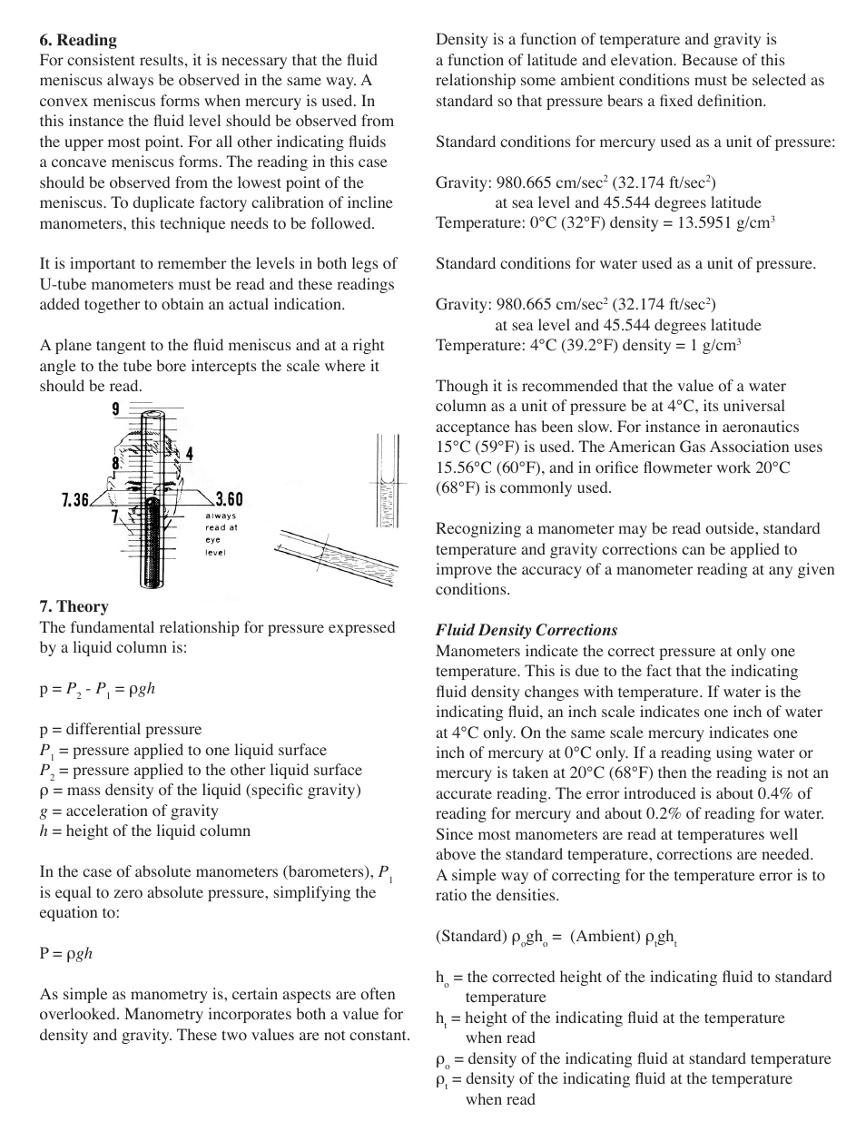 Meriam MANOMETERS User Manual | Page 2 / 4