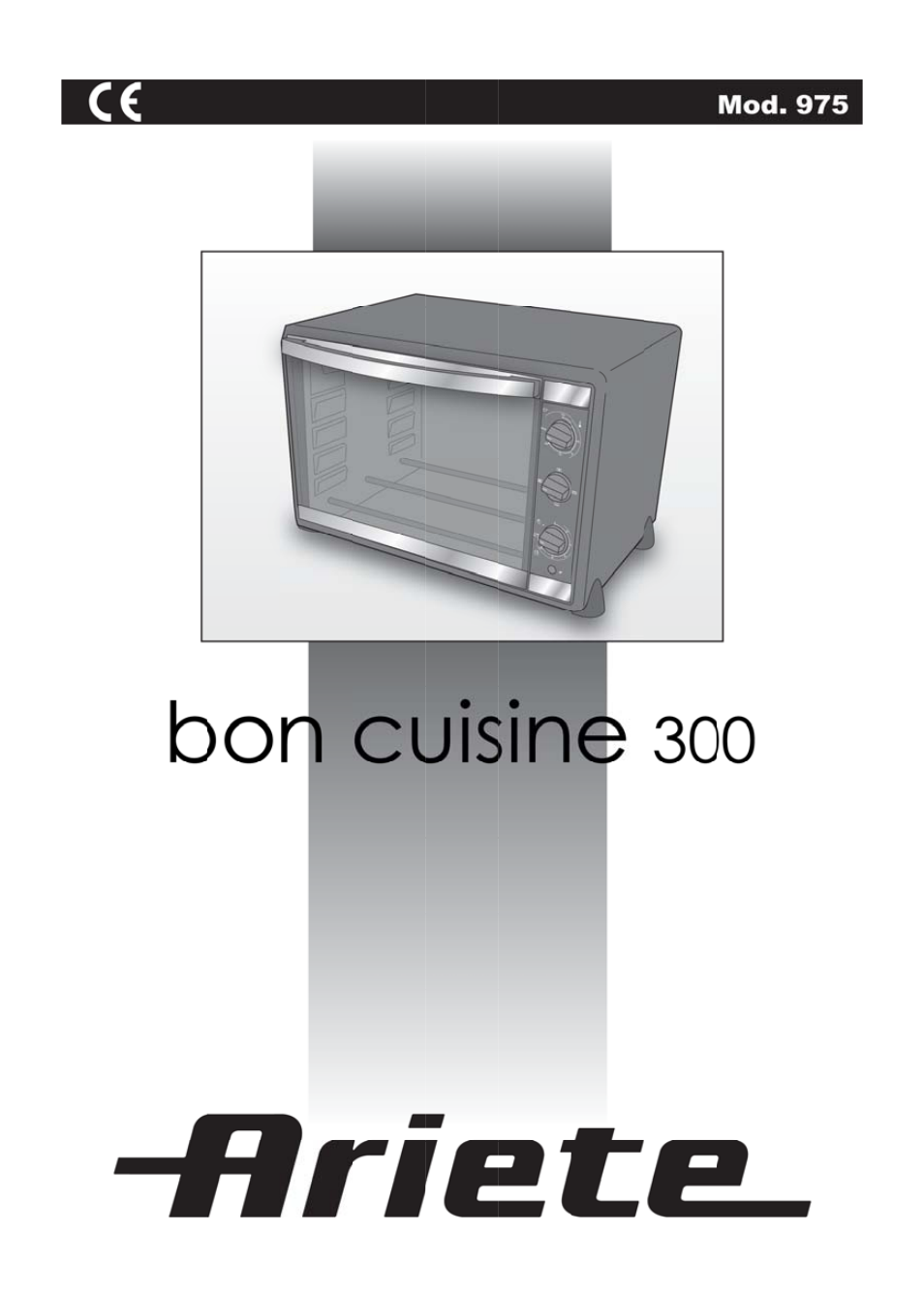 ARIETE Bon Cuisine 300 Metal User Manual | 54 pages