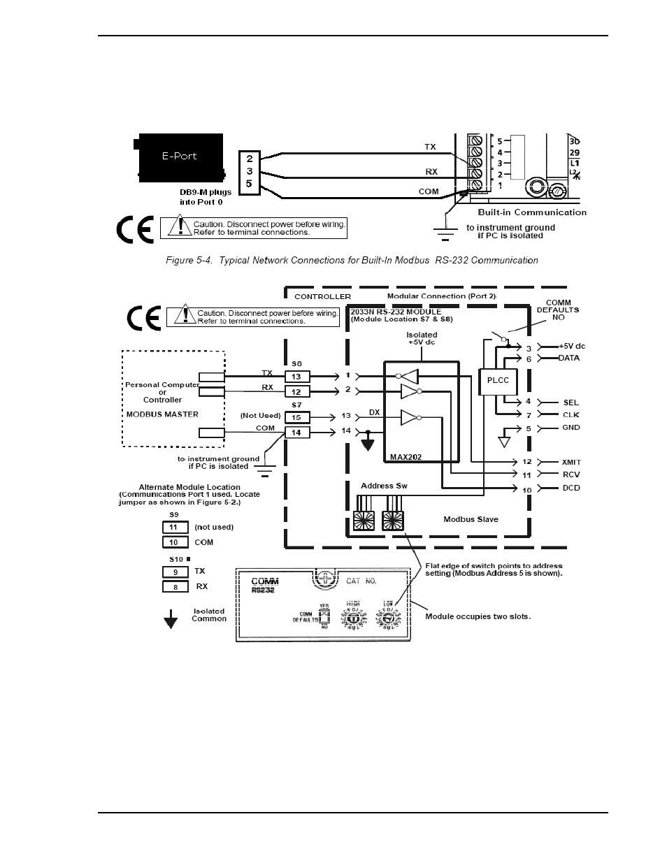 5 connecting to a mod30ml using rs-232 | Micromod Micro-DCI: EP1000A E-Port User Manual | Page 29 / 56