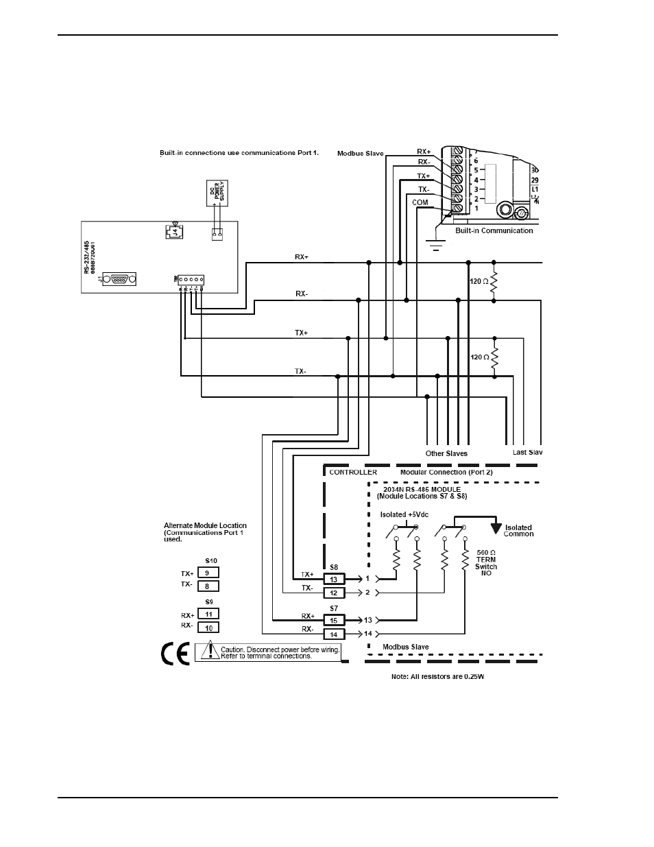 6 connecting to mod30mls using 4 wire rs-485 | Micromod Micro-DCI: EP1000A E-Port User Manual | Page 30 / 56
