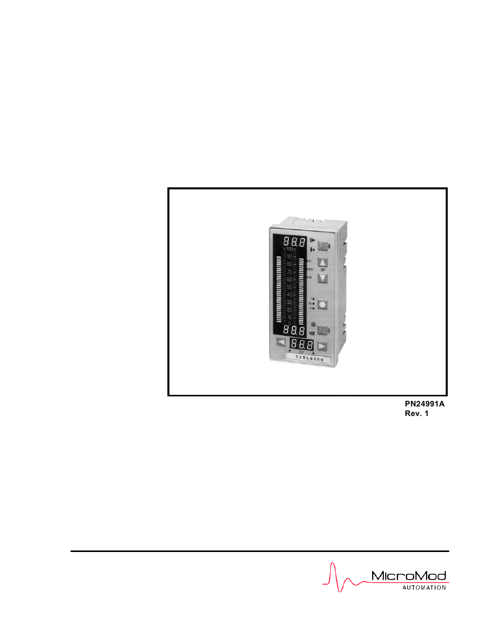 Micromod Micro-DCI: 53SL6000 Single Loop Controller User Manual | 138 pages