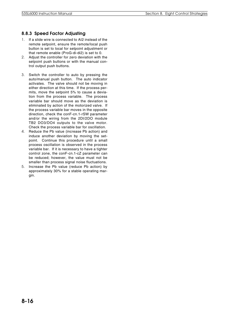 Micromod Micro-DCI: 53SL6000 Single Loop Controller User Manual | Page 103 / 138