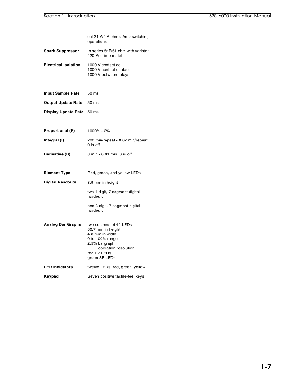 Micromod Micro-DCI: 53SL6000 Single Loop Controller User Manual | Page 19 / 138