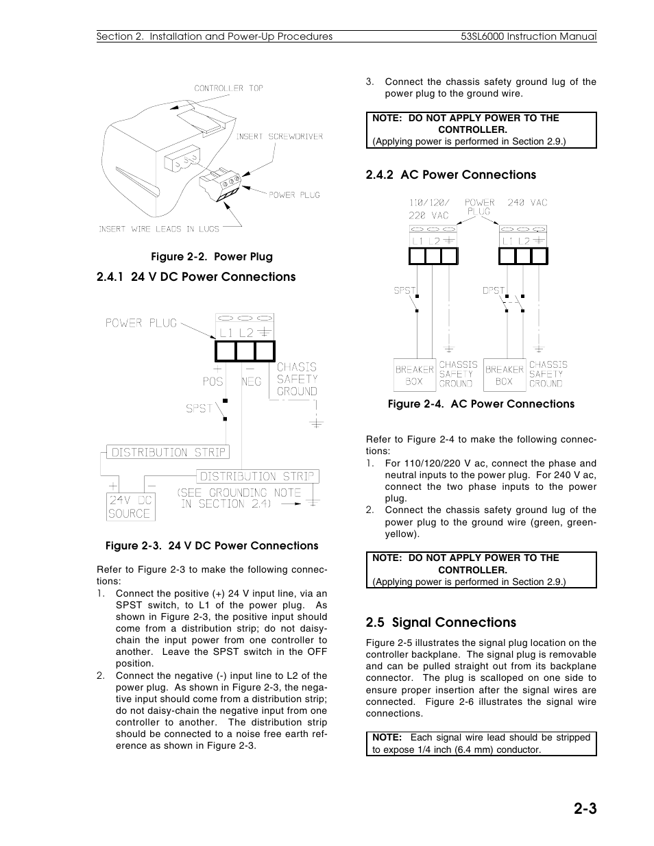 5 signal connections | Micromod Micro-DCI: 53SL6000 Single Loop Controller User Manual | Page 22 / 138