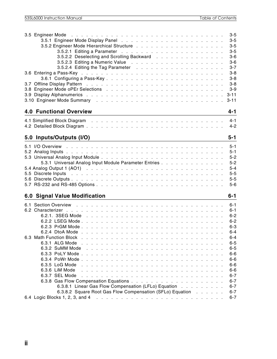 Micromod Micro-DCI: 53SL6000 Single Loop Controller User Manual | Page 4 / 138