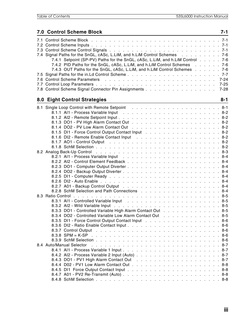 Micromod Micro-DCI: 53SL6000 Single Loop Controller User Manual | Page 5 / 138