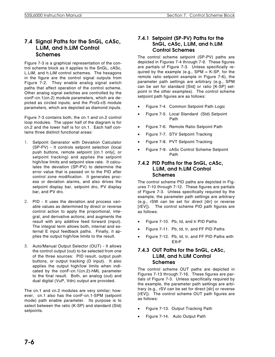 Micromod Micro-DCI: 53SL6000 Single Loop Controller User Manual | Page 64 / 138