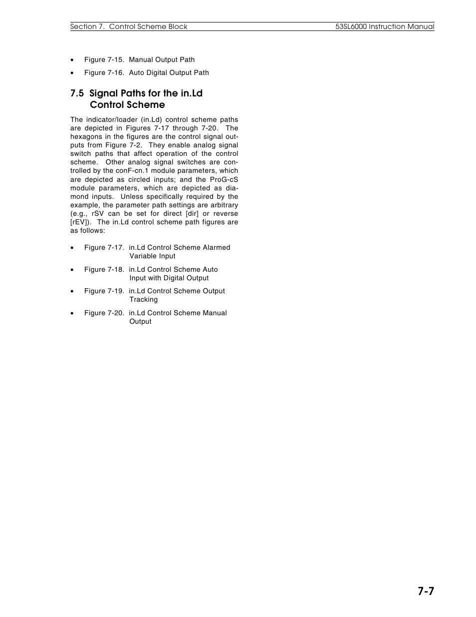 5 signal paths for the in.ld control scheme | Micromod Micro-DCI: 53SL6000 Single Loop Controller User Manual | Page 65 / 138